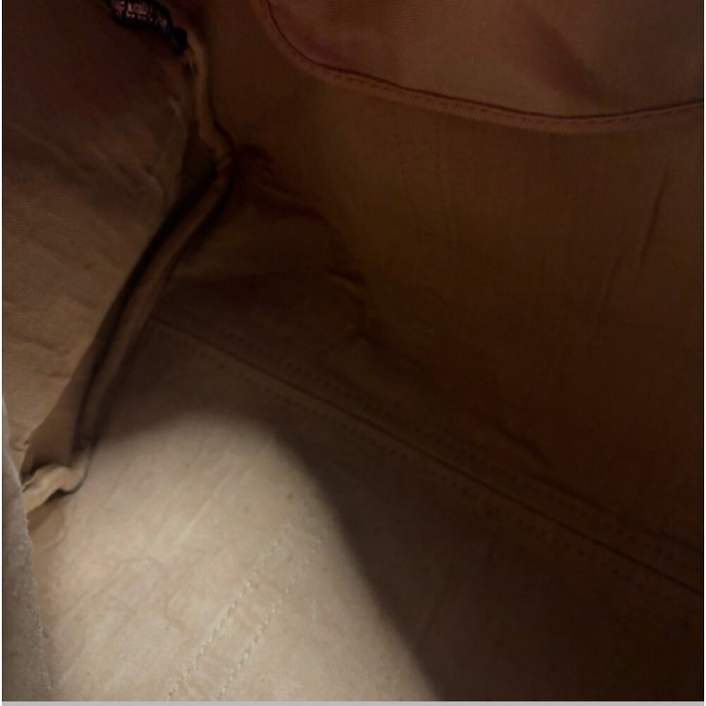 Christian Dior 48 Hour Bag in Burgandy and Leather with COA - Picture 9 of 14